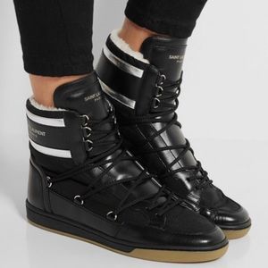 Saint Laurent Black and White Sneakers